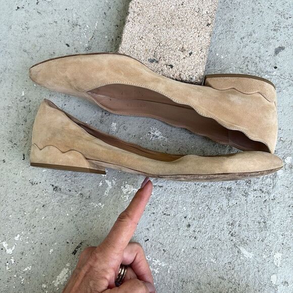 Chloe scallop flats - Picture 2 of 6
